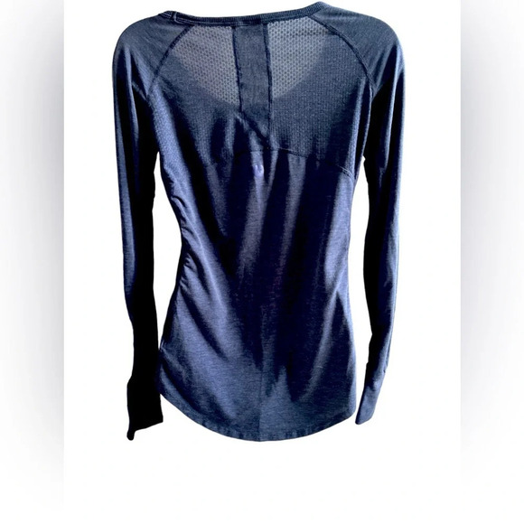 Marmot Outdoor, Long Sleeve, Lightweight, UPF, Athletic Shirt, Navy - Picture 3 of 6